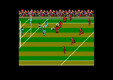 International Rugby Simulator (UK) (1988) screen shot game playing